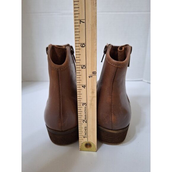 Lucky Brand Booties Women's 8 Brown Retro Country Western Casual Cabincore Boho - Picture 7 of 11